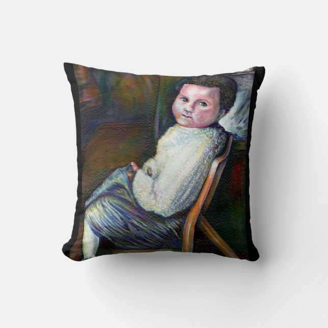 Synesthesia Throw Pillow (Front)