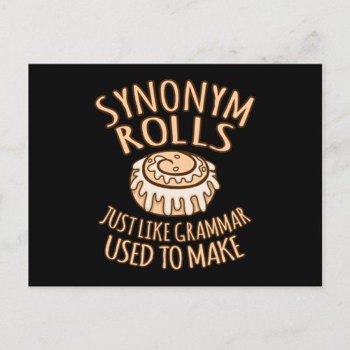 Synonym Rolls English Language Teacher Teach Postcard