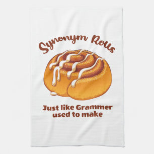 Synonym Rolls Just Like Grammer Used To Make Kitchen Towel