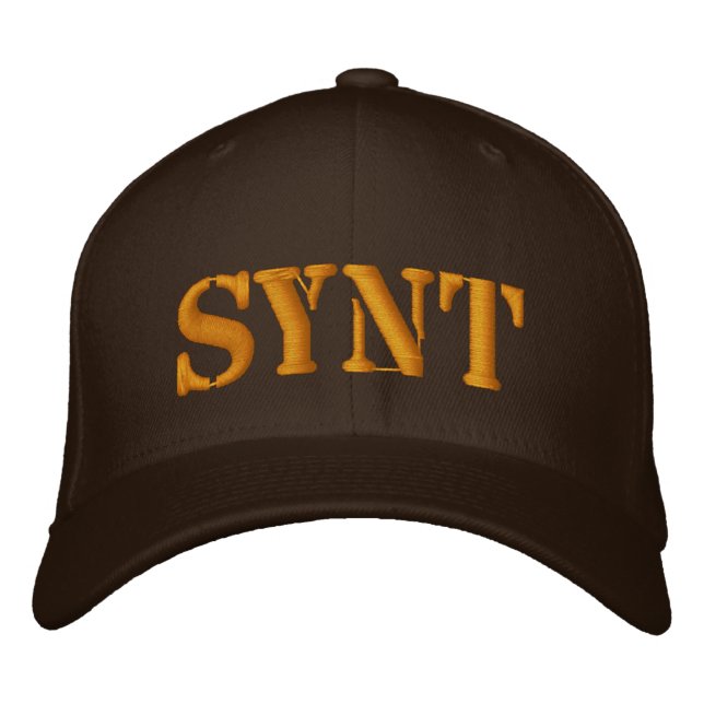 SYNT EMBROIDERED BASEBALL HAT (Front)
