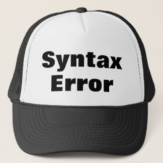 Syntax Error cap