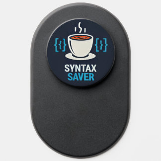 Syntax Saver Coffee & Code MagSafe PopGrip PopSocket