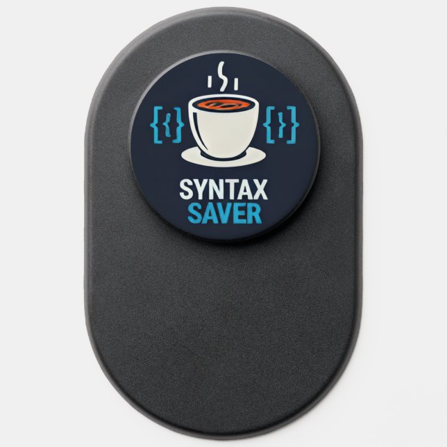 Syntax Saver Coffee & Code MagSafe PopGrip PopSocket (Popsocket)