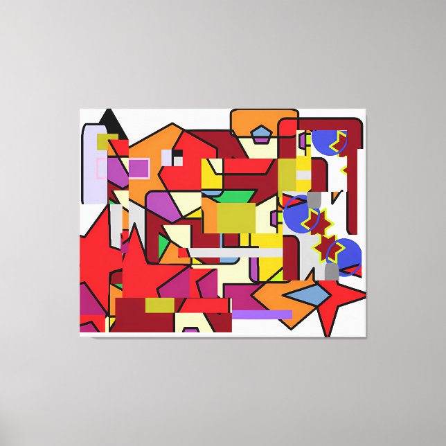 Synthesis - Etude No. 4: The Ultimate Convergence  Canvas Print (Front)