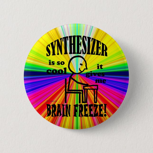 Synthesizer, Brain Freeze Button (Front)