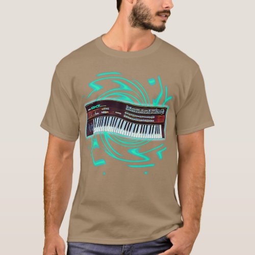 Synthesizer DX7 Synthwave Retro Vortex 80s  T_Shirt