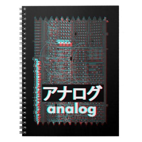 Synthesizer Glitch Japanese Analog Modular Synth Notebook