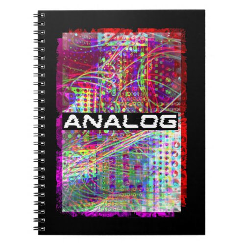Synthesizer Glitch Modular Analog Synth Notebook