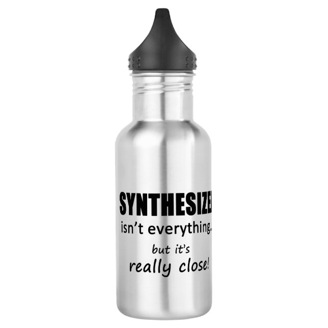 Synthesizer Isn't Everything Stainless Steel Water Bottle (Left)