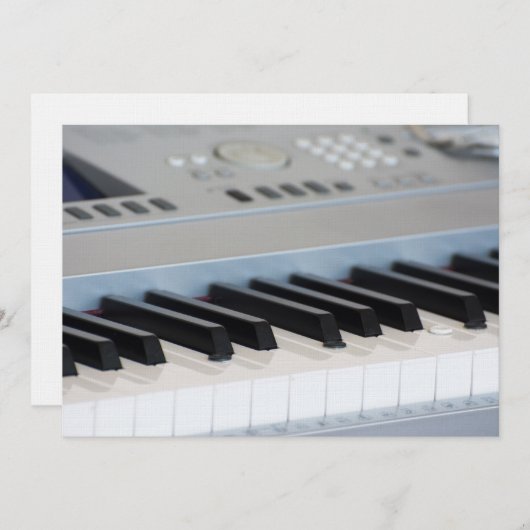 Synthesizer keyboard (Front/Back)