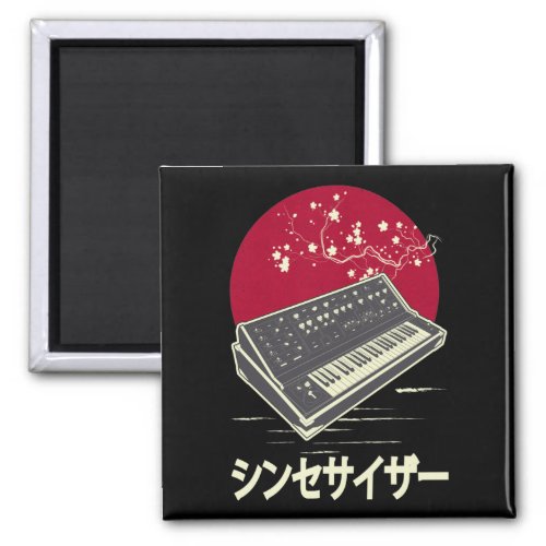 Synthesizer Keyboard Analog Modular Japanese Synth Magnet