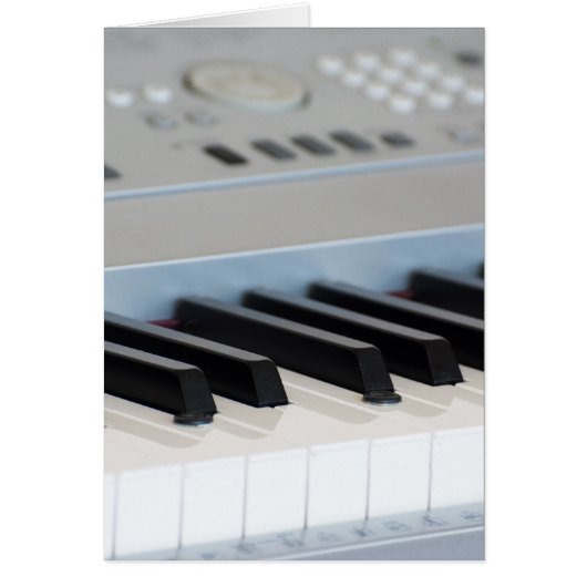 Synthesizer keyboard cards (Front)