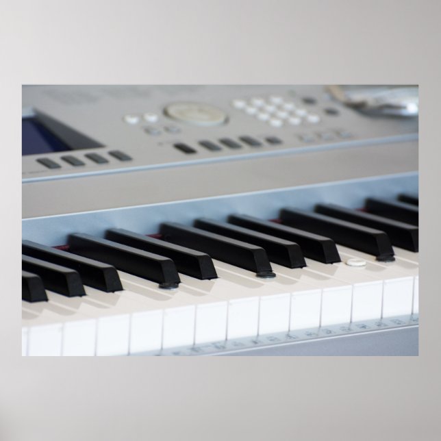 Synthesizer keyboard poster (Front)