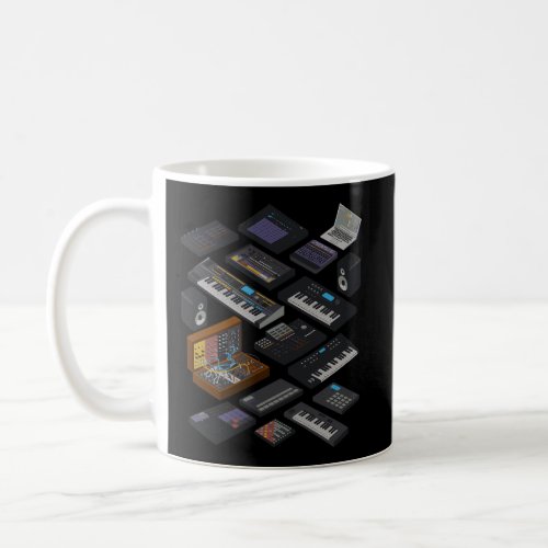 Synthesizer Music Producer For Electronic Musician Coffee Mug