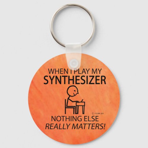 Synthesizer Nothing Else Matters Keychain