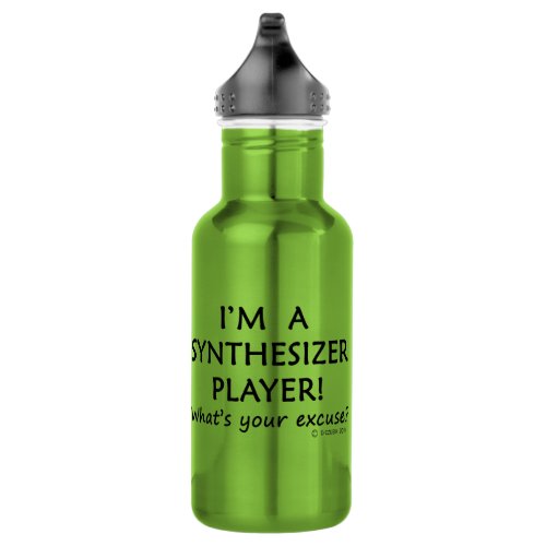 Synthesizer Player Excuse Stainless Steel Water Bottle