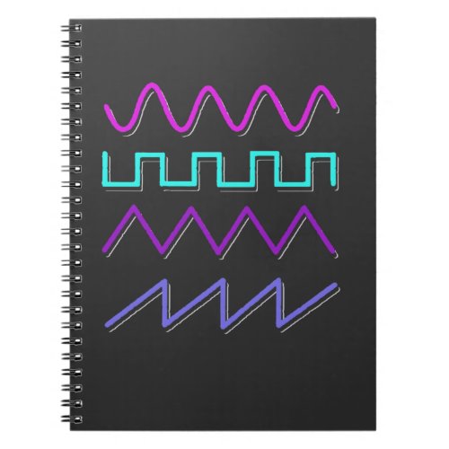 Synthesizer Waveform Synth Rave Analog Music Notebook