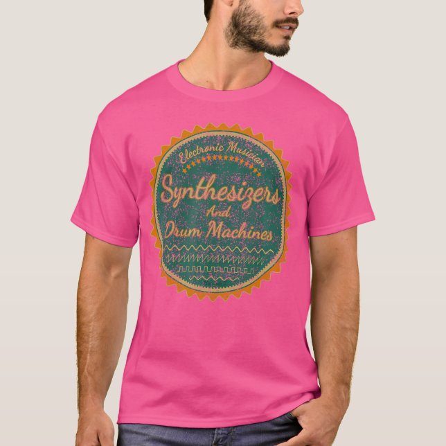 Synthesizers And Drum Machines T-Shirt (Front)