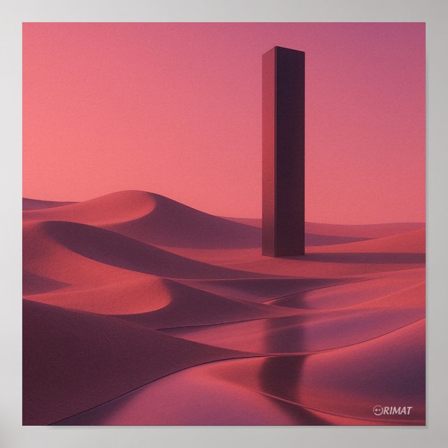 Synthetic Dunes Poster (Front)