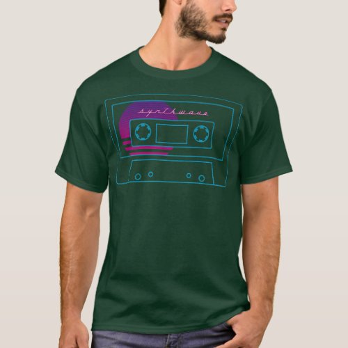 Synthwave Cassette Video Variant T_Shirt