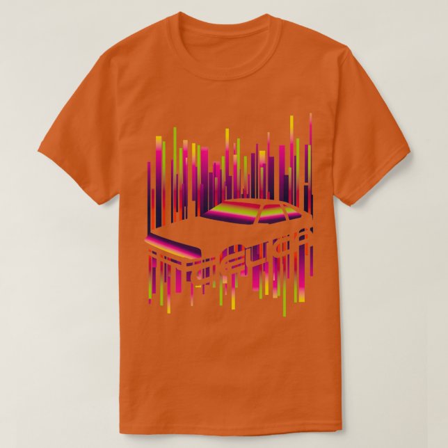 Synthwave Celica  T-Shirt (Design Front)