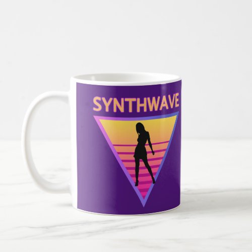 Synthwave Girl Coffee Mug
