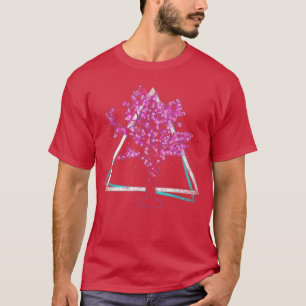 Synthwave Japanese Sakura Flower Vaporwave Cherry  T-Shirt