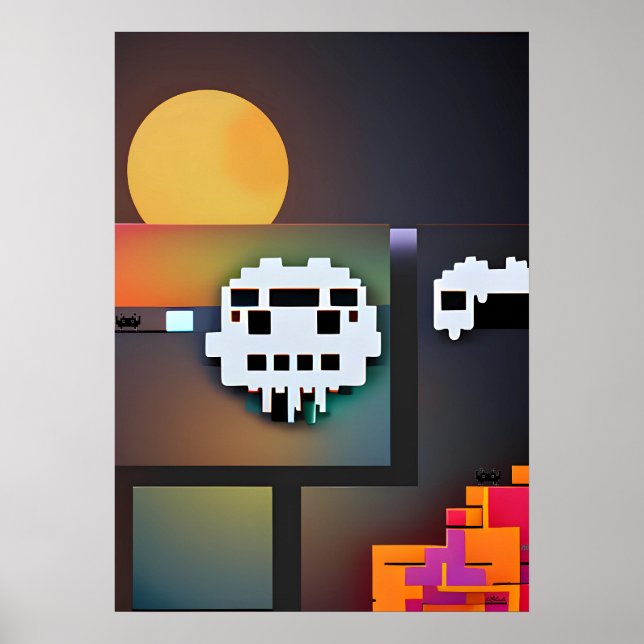 Synthwave Neurality Modernist Poster (Front)