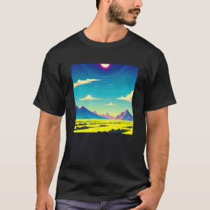 Synthwave outrun retrowave futuresynth sci fi 15 T-Shirt