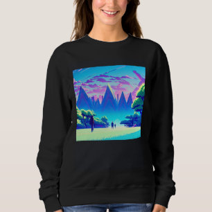 Synthwave outrun retrowave futuresynth sci fi  89 sweatshirt