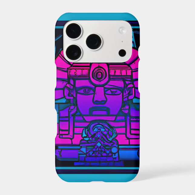 Synthwave Pharaoh Iphone Case (Back)