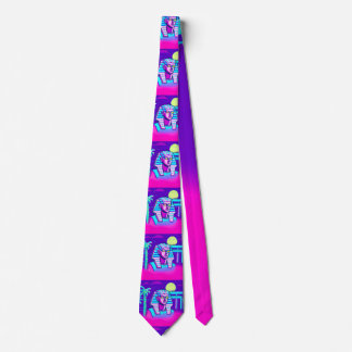 Synthwave Pharaoh Neck Tie