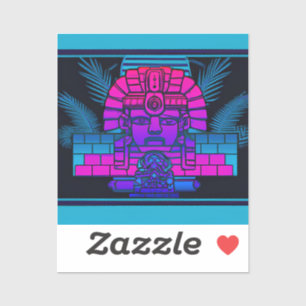 Synthwave Pharaoh Sticker