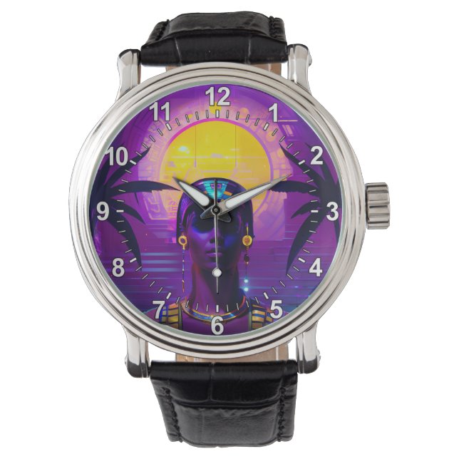 Synthwave Pharaoh Watch (Front)