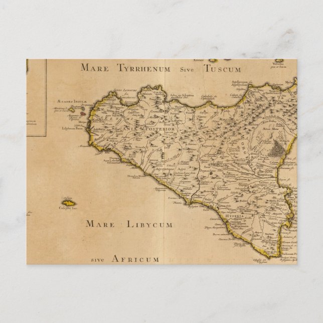 Syracuse and Italy Postcard (Front)