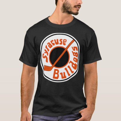 Syracuse Bulldogs Ice Hockey Team Slap Shot T_Shirt