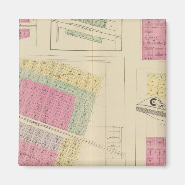 Syracuse, Coolidge, Hudson, Loco, Kansas Magnet (Front)