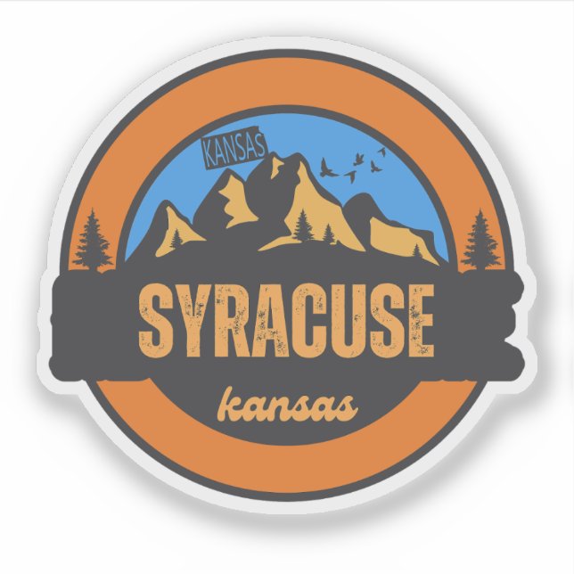 Syracuse, Kansas Sticker (Front)