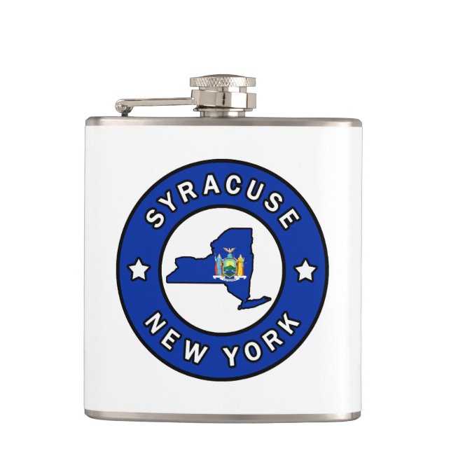 Syracuse New York Flask (Front)