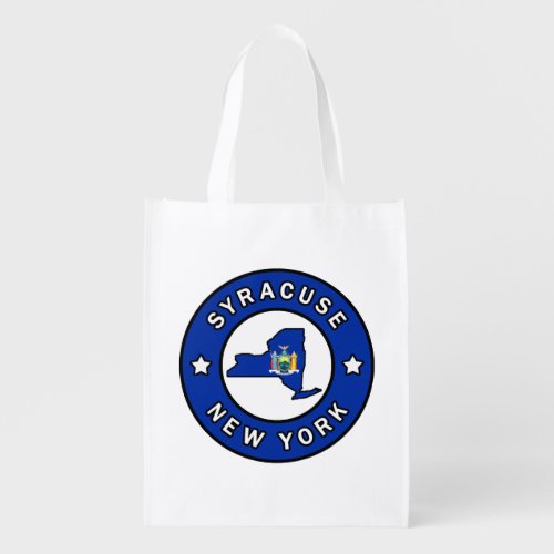Syracuse New York Grocery Bag