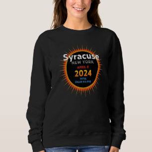 Syracuse New York NY Total Solar Eclipse 2024  2   Sweatshirt
