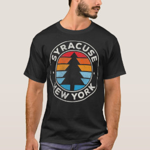 Syracuse New York NY Vintage Graphic Retro 70s Pul T-Shirt