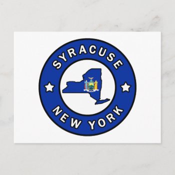 Syracuse New York Postcard by KellyMagovern at Zazzle