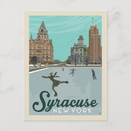 Syracuse New York Postcard
