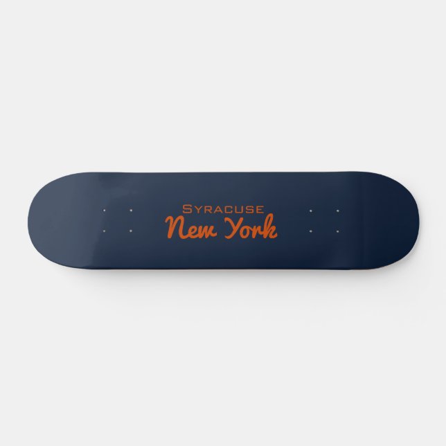 Syracuse, New York Skateboard  (Horz)