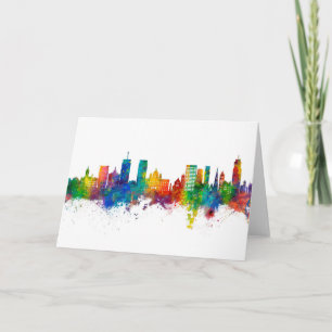 Syracuse New York Skyline Card
