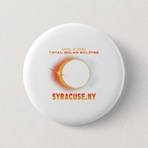 Syracuse New York Total Solar Eclipse 2024 1 Button