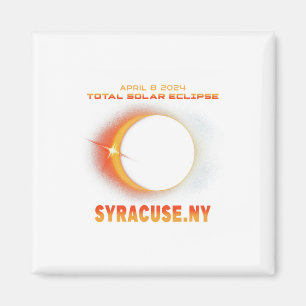 Syracuse New York Total Solar Eclipse 2024  Magnet