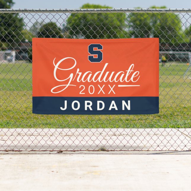 Syracuse University Graduate Graduation Banner (Insitu)