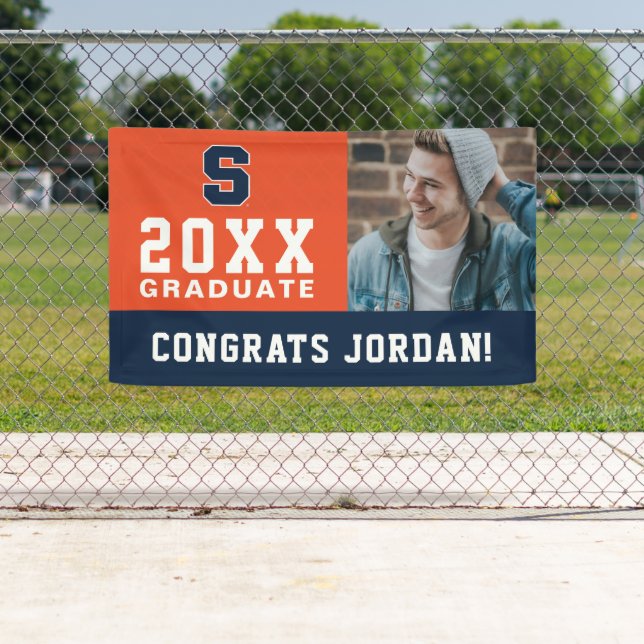 Syracuse University Graduate Graduation Banner (Insitu)